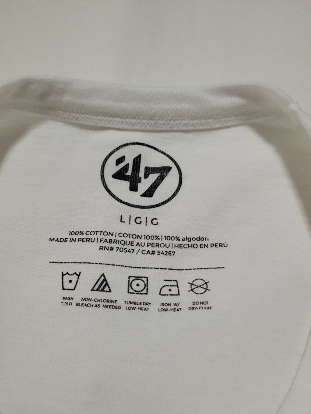 47 Brand Ohio State University THE Graphic T Shirt White Womens Large Football - Picture 5 of 9